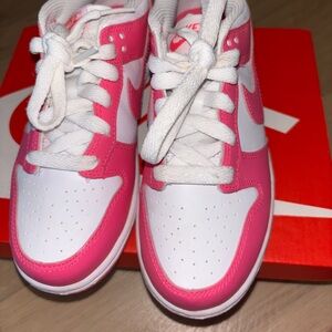 Nike Vibrant Pink and White Athletic Shoes